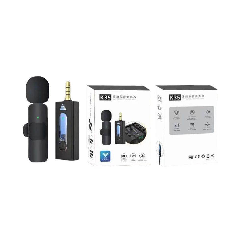 K35 Wireless Microphone For Mobiles & Cameras