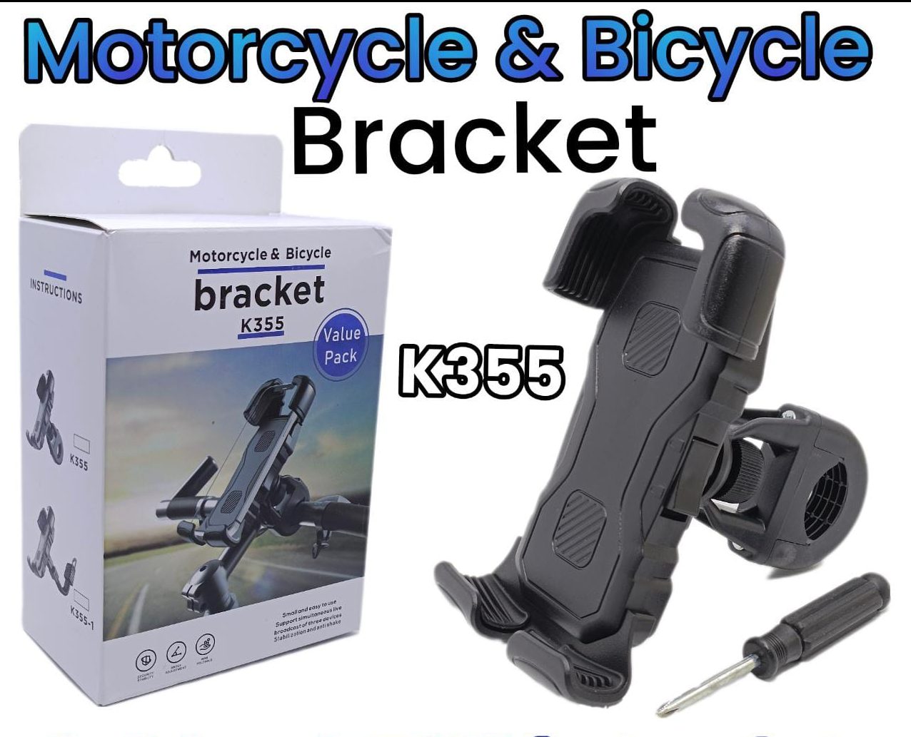k355 Motorcycle & Bicycle Bracket Bike Holder