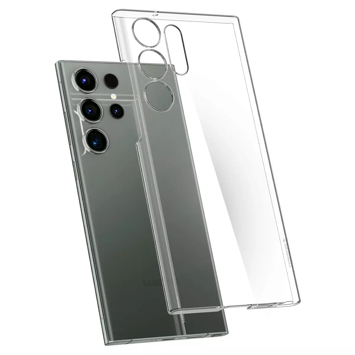 Crystal Clear Case for Samsung Galaxy S23 Ultra. Soft Slim Fit Transparent Plastic