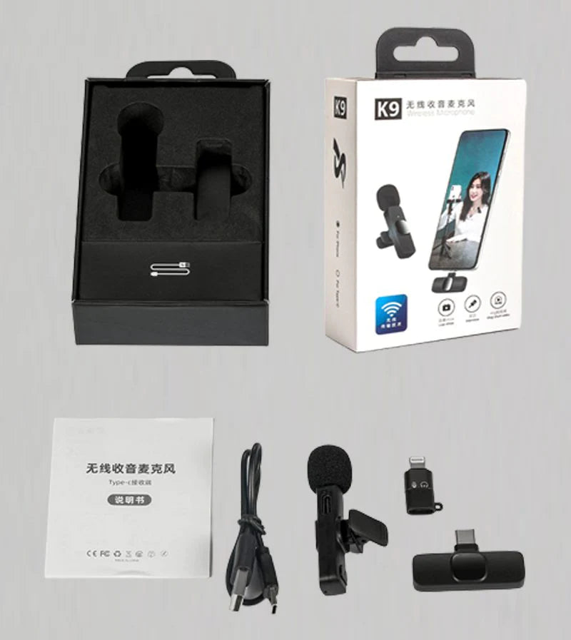 K9 Wireless Microphone For Mobile